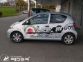 Ochranné lišty dverí Toyota Aygo 5dv. 2005r.-2011r. - F2