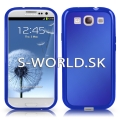 Silikónový obal Samsung Galaxy S3 - Frosted modrá