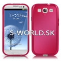 Silikónový obal Samsung Galaxy S3 - Frosted ružová
