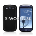 Silikónový obal Samsung Galaxy S3 - Gel čierna