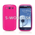 Silikónový obal Samsung Galaxy S3 - Gel ružová