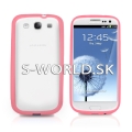 Zadný kryt Samsung Galaxy S3 - Frame svetlo-ružová