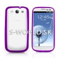 Zadný kryt Samsung Galaxy S3 - Frame fialová