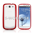 Zadný kryt Samsung Galaxy S3 - Frame červená