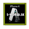 Kožený obal iPhone 4 - Carbon Flip biela