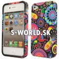 Silikónový obal iPhone 4 - Jellyfish čierna