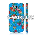 Silikónový obal Samsung Galaxy S3 - Butterfly modrá
