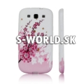 Silikónový obal Samsung Galaxy S3 - Flower ružová