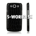 Zadný kryt Samsung Galaxy S3 - Croco čierna