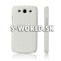 Zadný kryt Samsung Galaxy S3 - Weave biela