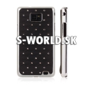 Zadný kryt Samsung Galaxy S II - Chrome Diamant čierna