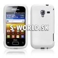 Silikónový obal Samsung Galaxy Ace 2 - Soft biela