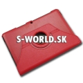 Kožený obal Samsung Galaxy Tab 2 10.1 - Rotate červená