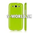 Silikónový obal Samsung Galaxy S3 - Glittery zelená
