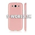 Silikónový obal Samsung Galaxy S3 - Glittery svetlo-ružová