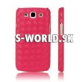Zadný kryt Samsung Galaxy S3 - Weave ružová
