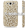 Zadný kryt Samsung Galaxy S3 - Luxury Floral zlatá