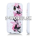 Silikónový obal Samsung Galaxy Nexus - Butterfly biela