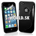 Silikónový obal iPhone 5 - S Line čierna
