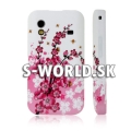 Silikónový obal Samsung Galaxy Ace - Flowers ružová