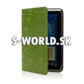 Kožený obal pre Samsung Galaxy Note 10.1 N8000 - Croco zelená