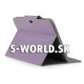 Kožený obal Samsung Galaxy Note 10.1 N8000 - Stand fialová
