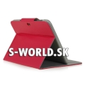Kožený obal Samsung Galaxy Note 10.1 N8000 - Stand tmavo-ružová