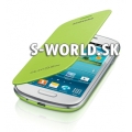 Kožený obal Samsung Galaxy S3 Mini - Flip Cover zelená