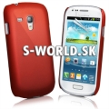 Zadný kryt Samsung Galaxy S3 Mini - Hybrid červená