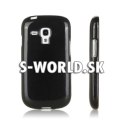Silikónový obal Samsung Galaxy S3 Mini - Glittery čierna