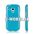 Silikónový obal Samsung Galaxy S3 Mini - Glittery modrá