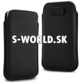 Kožený obal Samsung Galaxy S II - Pouch čierna