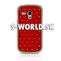 Zadný kryt Samsung Galaxy S3 Mini - Chrome Diamant červená