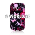 Silikónový obal Samsung Galaxy S3 Mini - Butterfly čierna