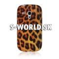Silikónový obal Samsung Galaxy S3 Mini - Leopard žltá