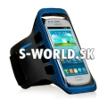 Športový pás na rameno Samsung Galaxy S3 Mini - modrá