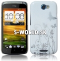 Zadný kryt HTC One S - Butterfly biela