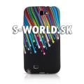 Silikónový obal Samsung Galaxy Note II - Meteor čierna