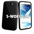 Silikónový obal Samsung Galaxy Note II - Soft čierna