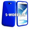 Silikónový obal Samsung Galaxy Note II - Soft modrá