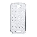 Zadný kryt HTC One S - Chrome Diamant biela