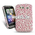 Zadný kryt HTC WildFire S - Luxury Floral ružová