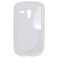 Silikónový obal Samsung Galaxy S3 Mini - TPU priehľadná