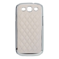 Zadný kryt Samsung Galaxy S3 - Grid béžová