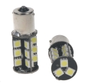 LED žiarovka 12V s päticou BA 15s biela, 27LED/3SMD