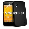 Silikónový obal LG Google Nexus 4 - Soft čierna