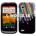 Silikónový obal HTC Desire X - Meteor čierna