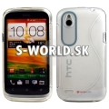 Silikónový obal HTC Desire X - TPU priehľadná