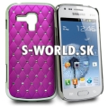 Zadný kryt Samsung Galaxy S Duos - Chrome Diamant fialová