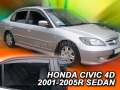 Deflektory HONDA CIVIC 4D 2001-2005R (+ZN) SEDAN